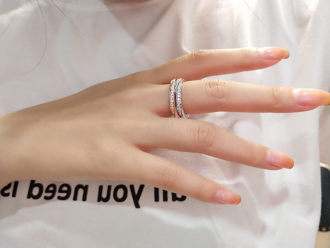 [Lumi Jewelry]SPIRAL DIAMOND RING