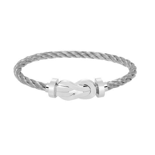 [Lumi Jewels]CHANCE LARGE 8 FIGURE BUCKLE NO DIAMOND BRACELET SILVER