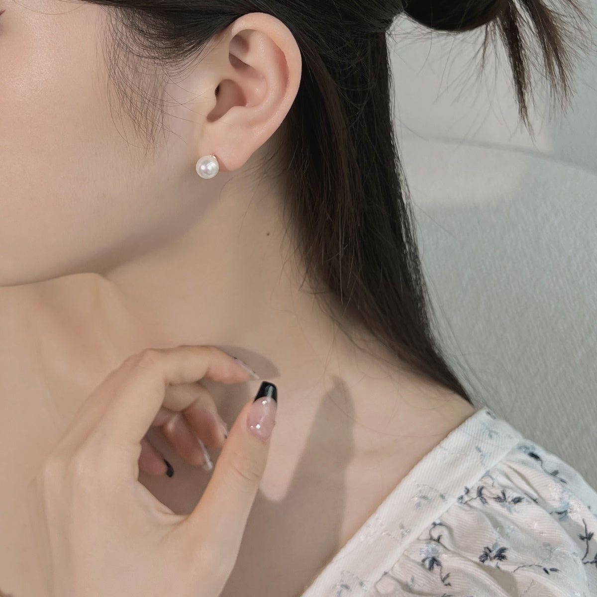 [Lumi Jewels]Delicate Pearl Earrings