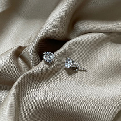 [Lumi Jewels]Dainty Round Shape Earrings