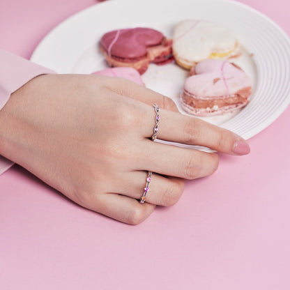 [Lumi Jewels]Elegant Energetic Round Cut Daily Ring