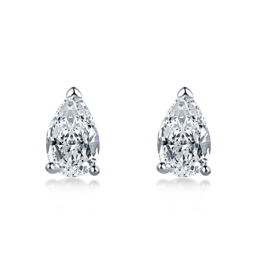 [Lumi Jewels]Ornate Water Drop Shape Earrings