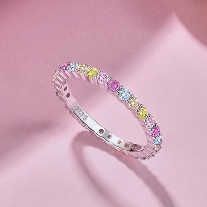 [Lumi Jewels]Elegant Vivid Round Cut Daily Ring