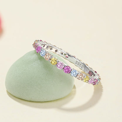 [Lumi Jewels]Elegant Vivid Round Cut Daily Ring