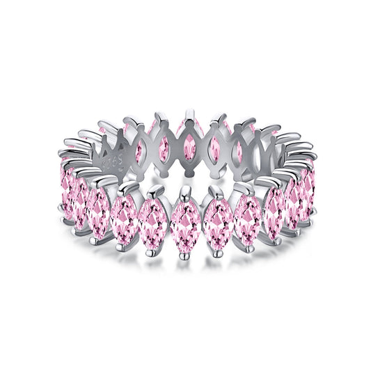 [Lumi Jewels]Gorgeous Marquise Cut Tennis Ring