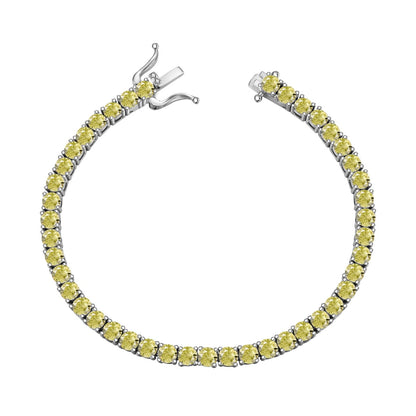 [Lumi Jewels]Ornate Dazzling Round Cut Tennis Bracelet