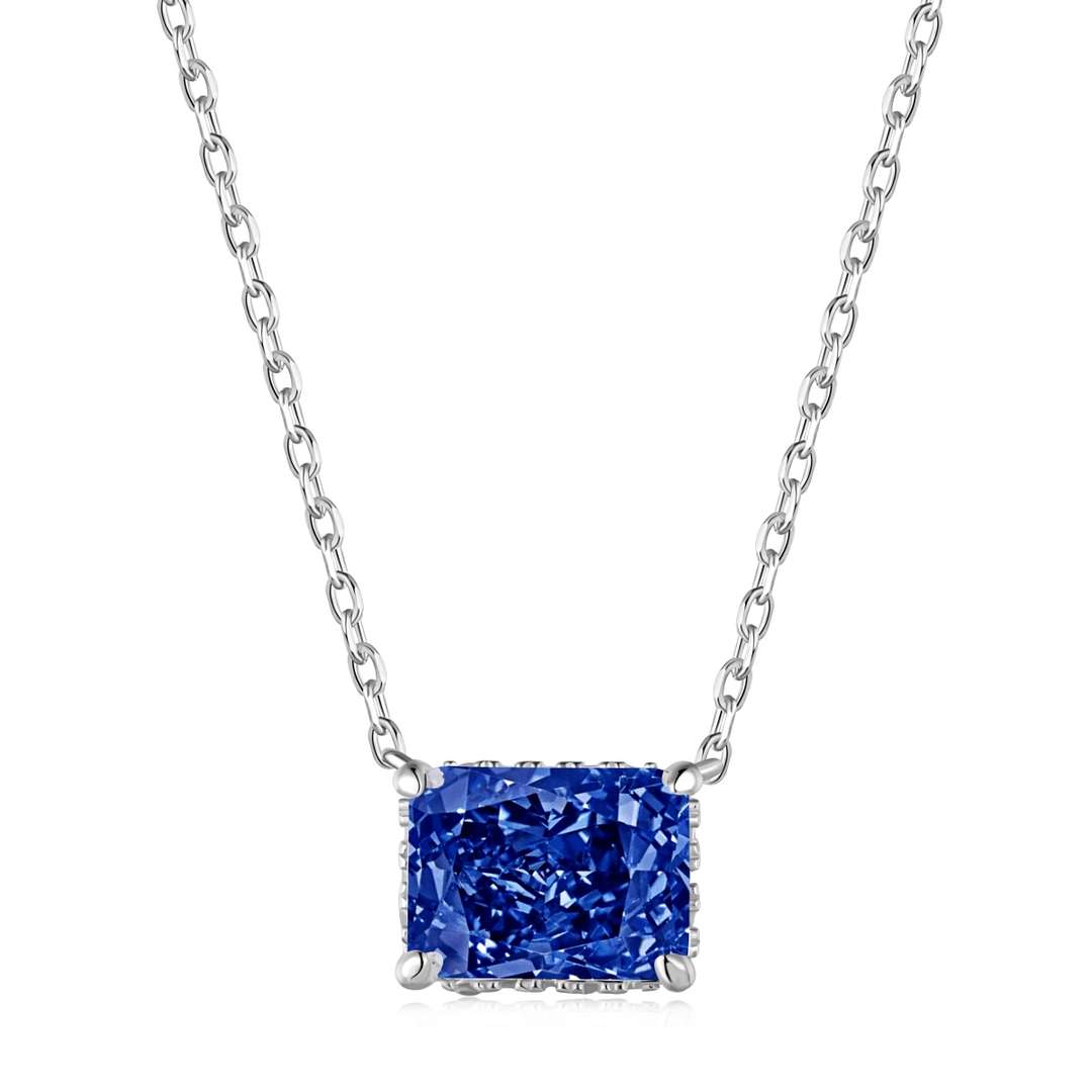 [Lumi Jewels]Luxurious Square Shape Colorful Necalack