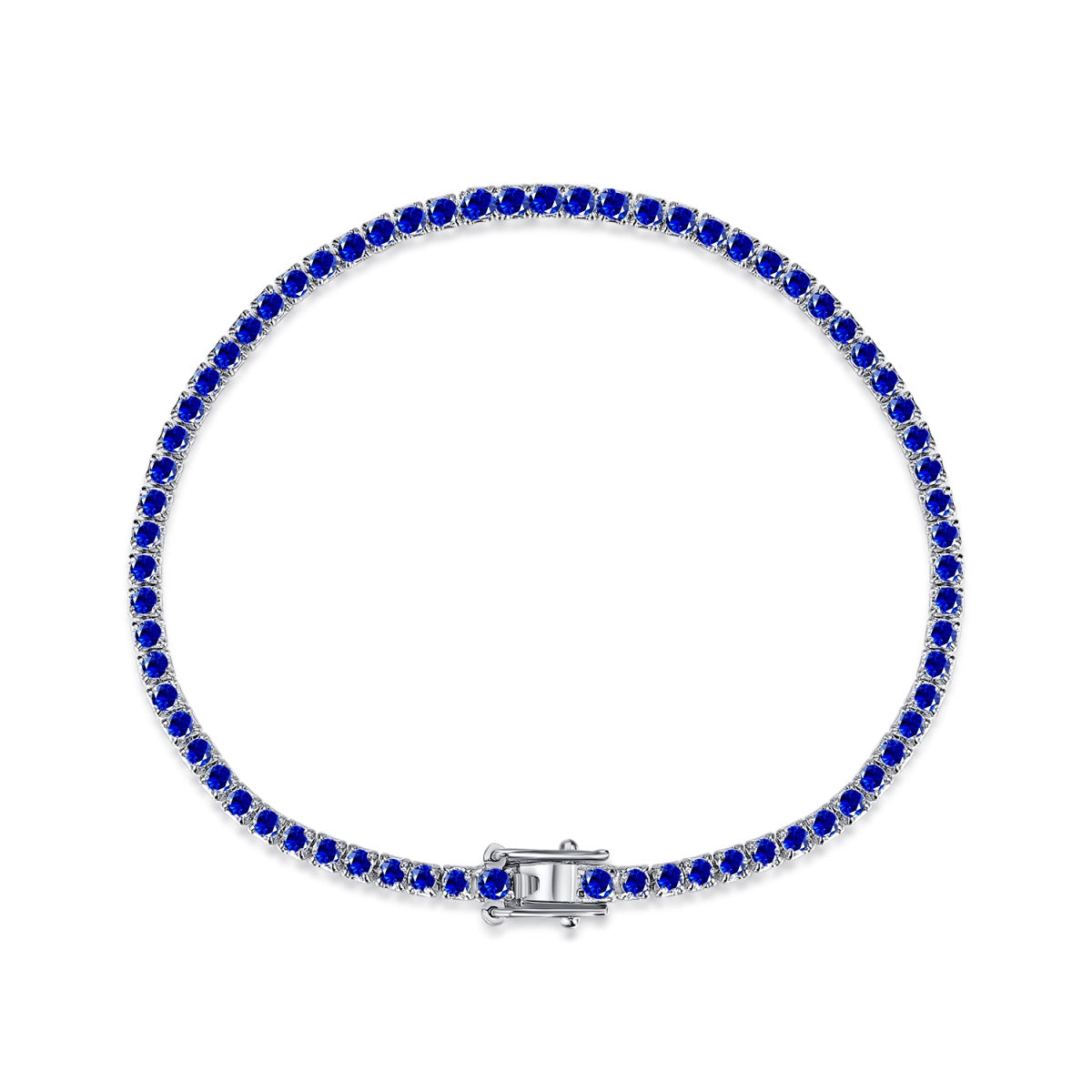 [Lumi Jewels]Dazzling Colorful Round Cut Daily Bracelet