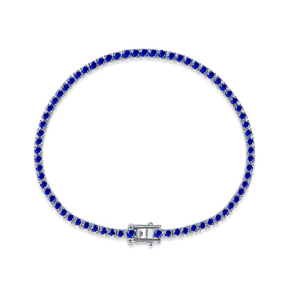 [Lumi Jewels]Dazzling Colorful Round Cut Daily Bracelet