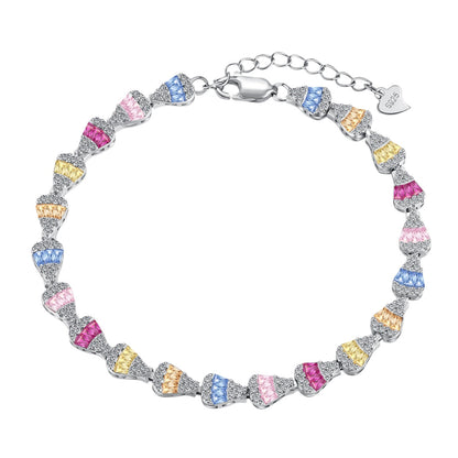[Lumi Jewels]Radiant Water Drop Shape Daily Bracelet