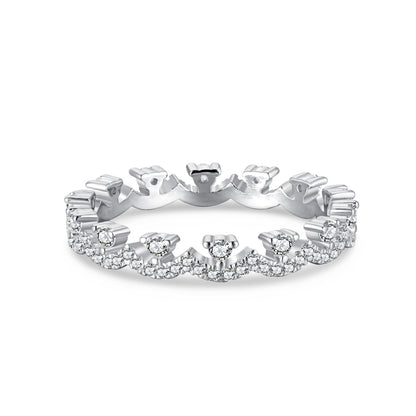 [Lumi Jewels]Elegant Resplendent Round Shape Party Ring