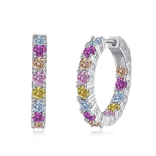 [Lumi Jewels]Unique Round Cut Daily Earrings