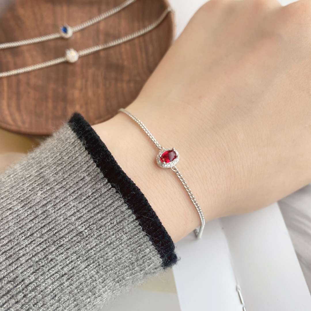 [Lumi Jewels]Exquisite Oval Shape Bracelet