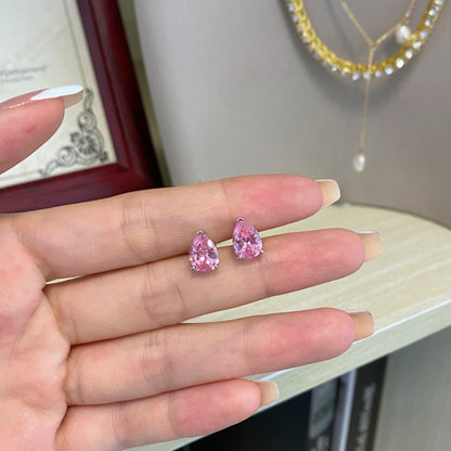 [Lumi Jewels]Ornate Water Drop Shape Earrings