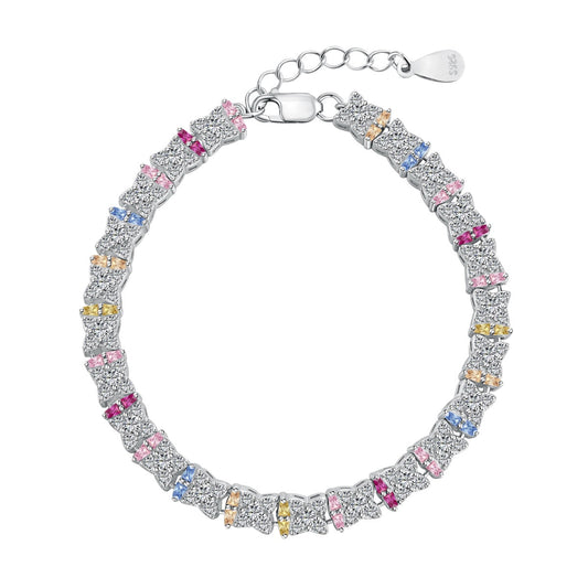 [Lumi Jewels]Unique Colorful Flower Shape Daily Bracelet