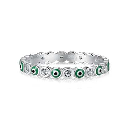 [Lumi Jewels]Sparkling Vibrant Round Shape Daily Ring