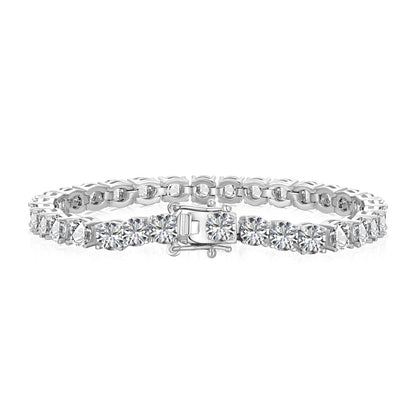 [Lumi Jewels]Ornate Sparkling Round Cut Wedding Bracelet