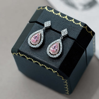 [Lumi Jewels]Ornate Delicate Water Drop Shape Banquet Earrings