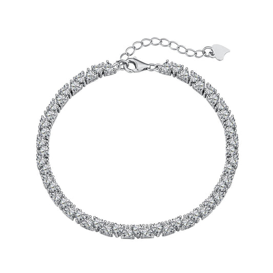 [Lumi Jewels]Dazzling Romantic Heart Shape Lover Bracelet