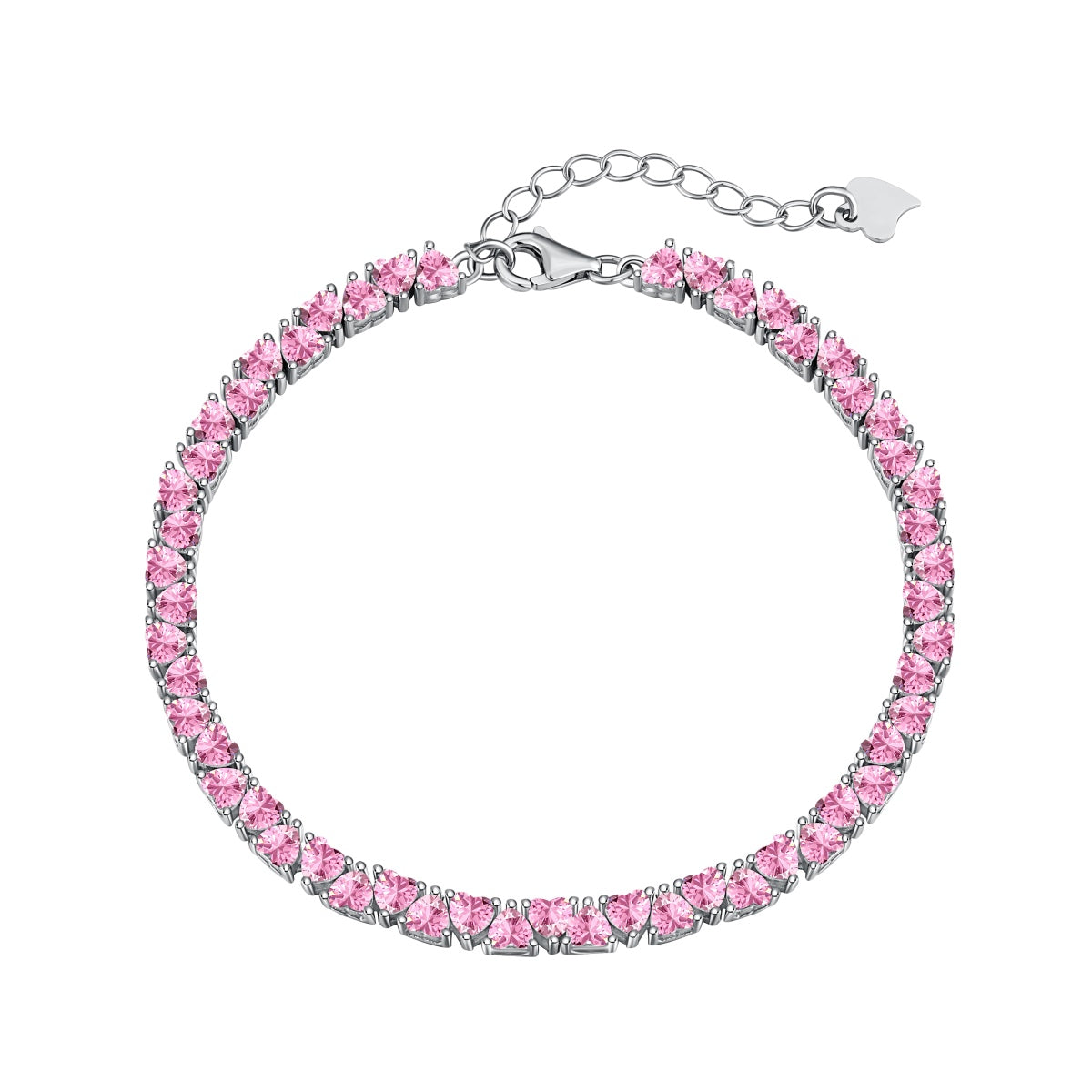[Lumi Jewels]Dazzling Romantic Heart Shape Lover Bracelet
