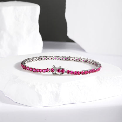 [Lumi Jewels]Radiant Colorful Round Cut Party Bracelet