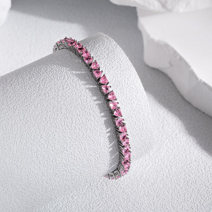 [Lumi Jewels]Dazzling Romantic Heart Shape Lover Bracelet