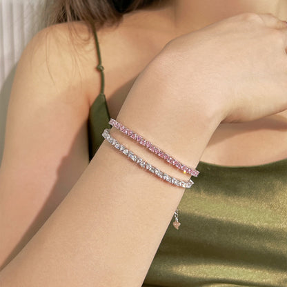 [Lumi Jewels]Dazzling Romantic Heart Shape Lover Bracelet