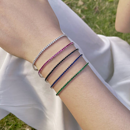 [Lumi Jewels]Radiant Colorful Round Cut Party Bracelet