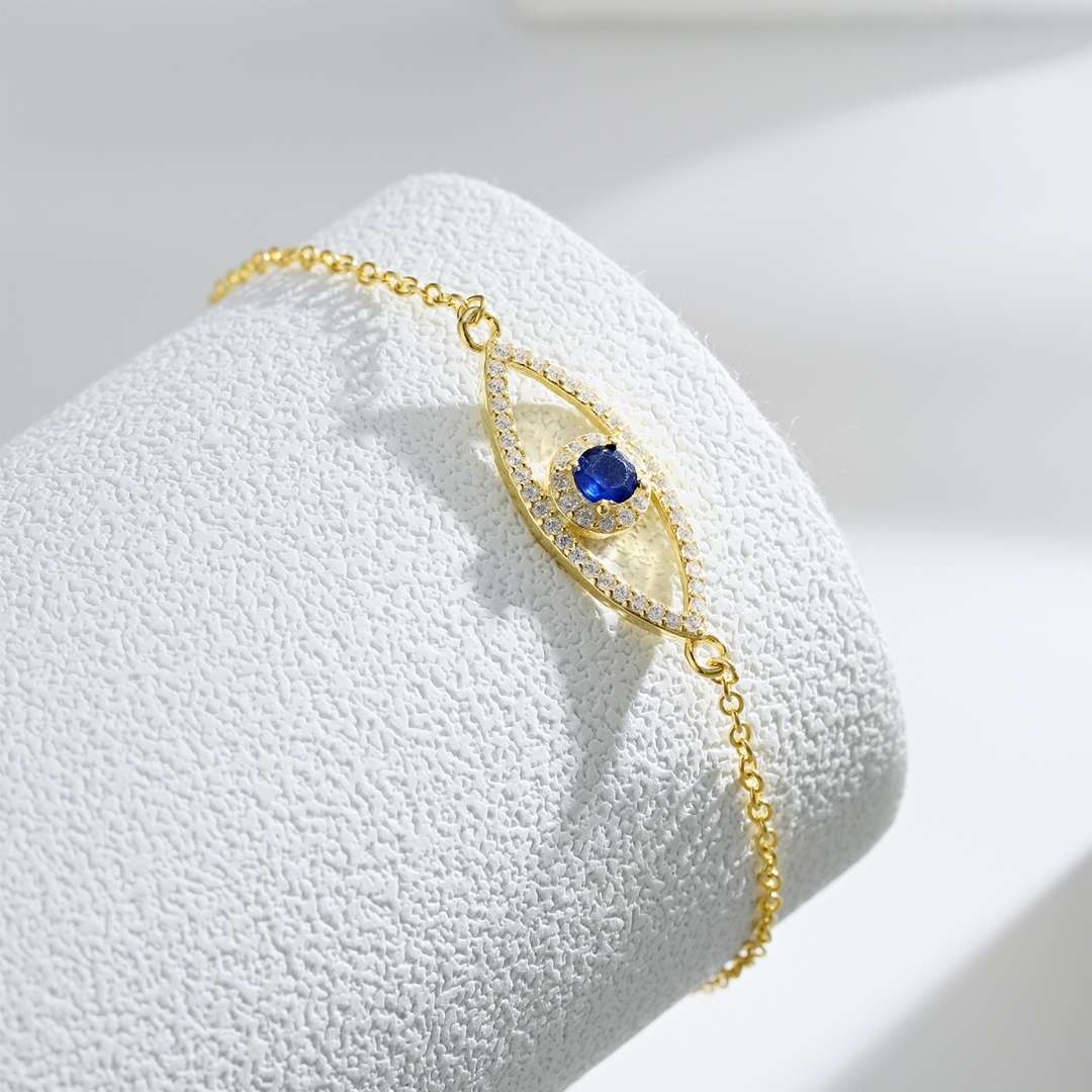 [Lumi Jewels]Devil's Eye Hollow Design Bracelet