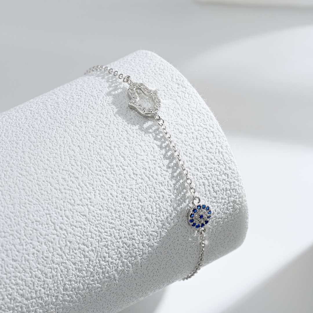 [Lumi Jewels]Gost Shape & Round Shape Necklace