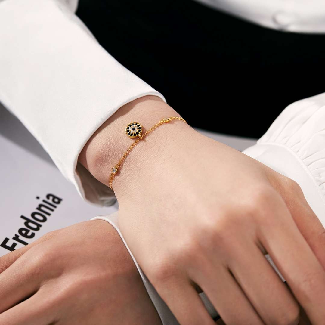 [Lumi Jewels]Devil's Eye Round Shape Bracelet