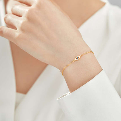 [Lumi Jewels]Evil Eye Shape Necklace