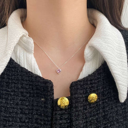 [Lumi Jewels]Ornate Heart Shape Necklace