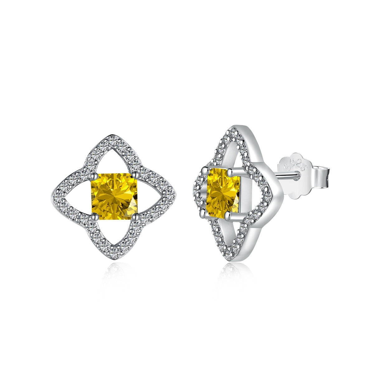 [Lumi Jewels]Elegant Star Shape Princess Cut Daily Earrings