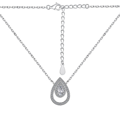 [Lumi Jewels]Sparkling Pear Cut Necklace