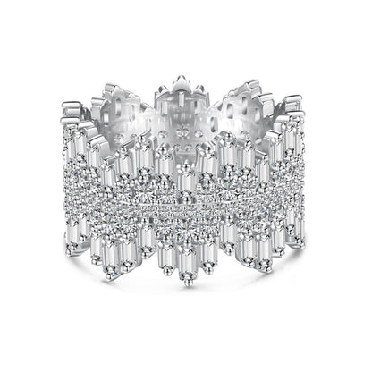 [Lumi Jewels]Luxurious Colorful Radiant Cut Daily Ring