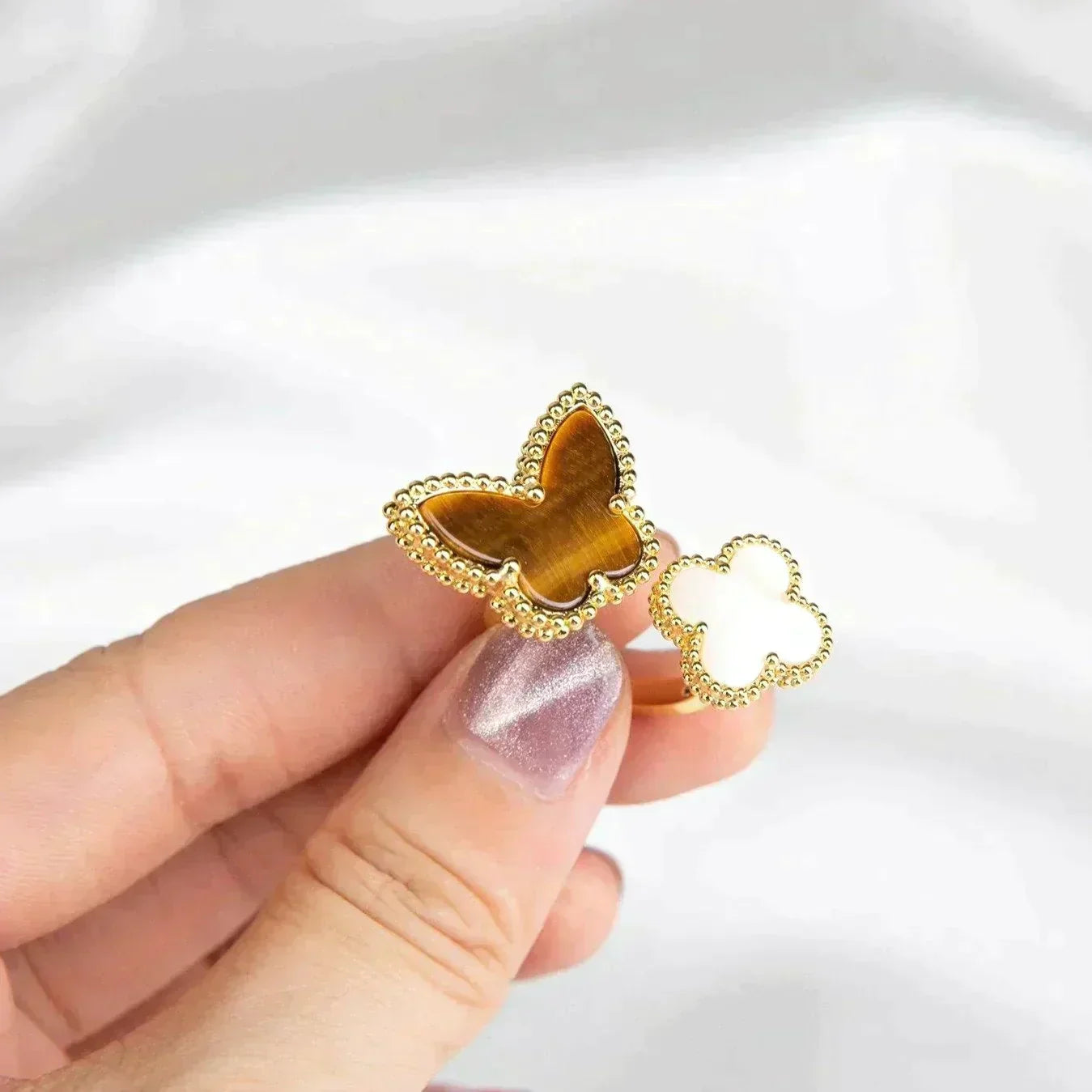 [Lumi Jewels]LUCKY BETWEEN THE FINGER RING