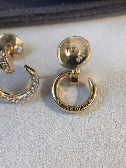 [Lumi Jewels]JUSTE EARRINGS GOLD DIAMONDS