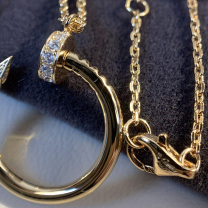 [Lumi Jewels]JUSTE NECKLACE PINK GOLD