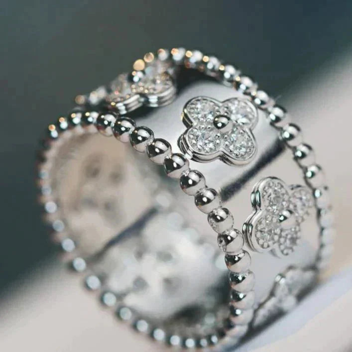 [Lumi Jewels]CLOVER KALEIDOSCOPE RING 10MM