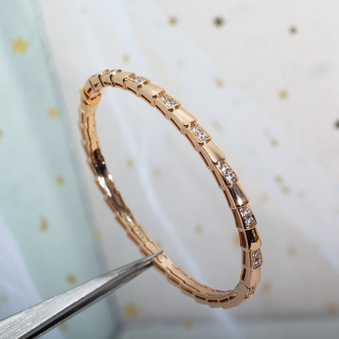 [Lumi Jewels]SERPENTI SMALL BRACELET PINK GOLD DIAMOND