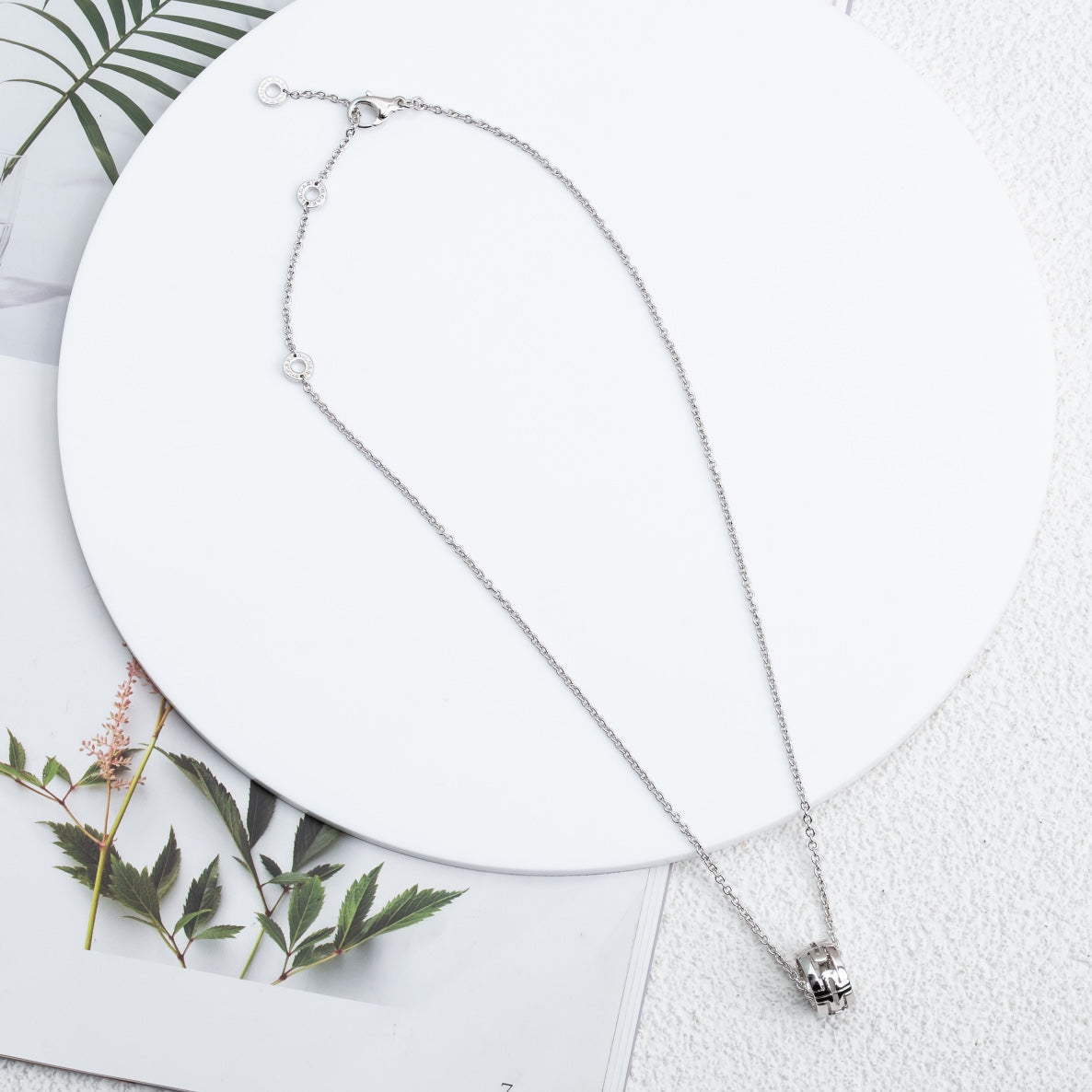 [Lumi Jewels]PARENTESI NECKLACE SILVER