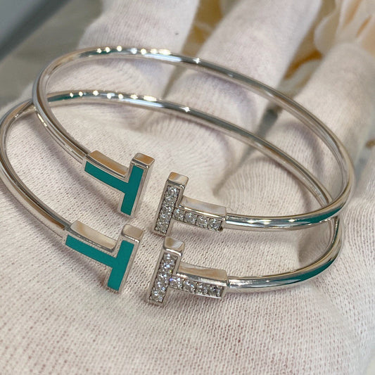 [Lumi Jewelry]T BRACELET 1.8MM TURQUOISE DIAMOND
