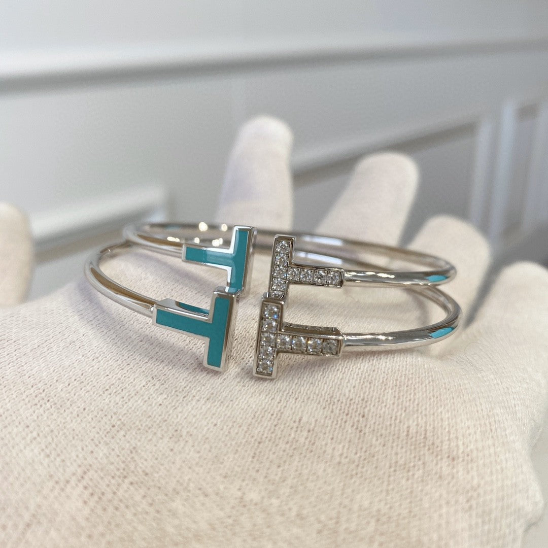[Lumi Jewelry]T BRACELET 1.8MM TURQUOISE DIAMOND