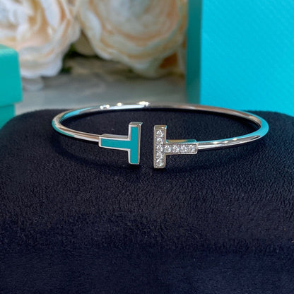[Lumi Jewelry]T BRACELET 1.8MM TURQUOISE DIAMOND