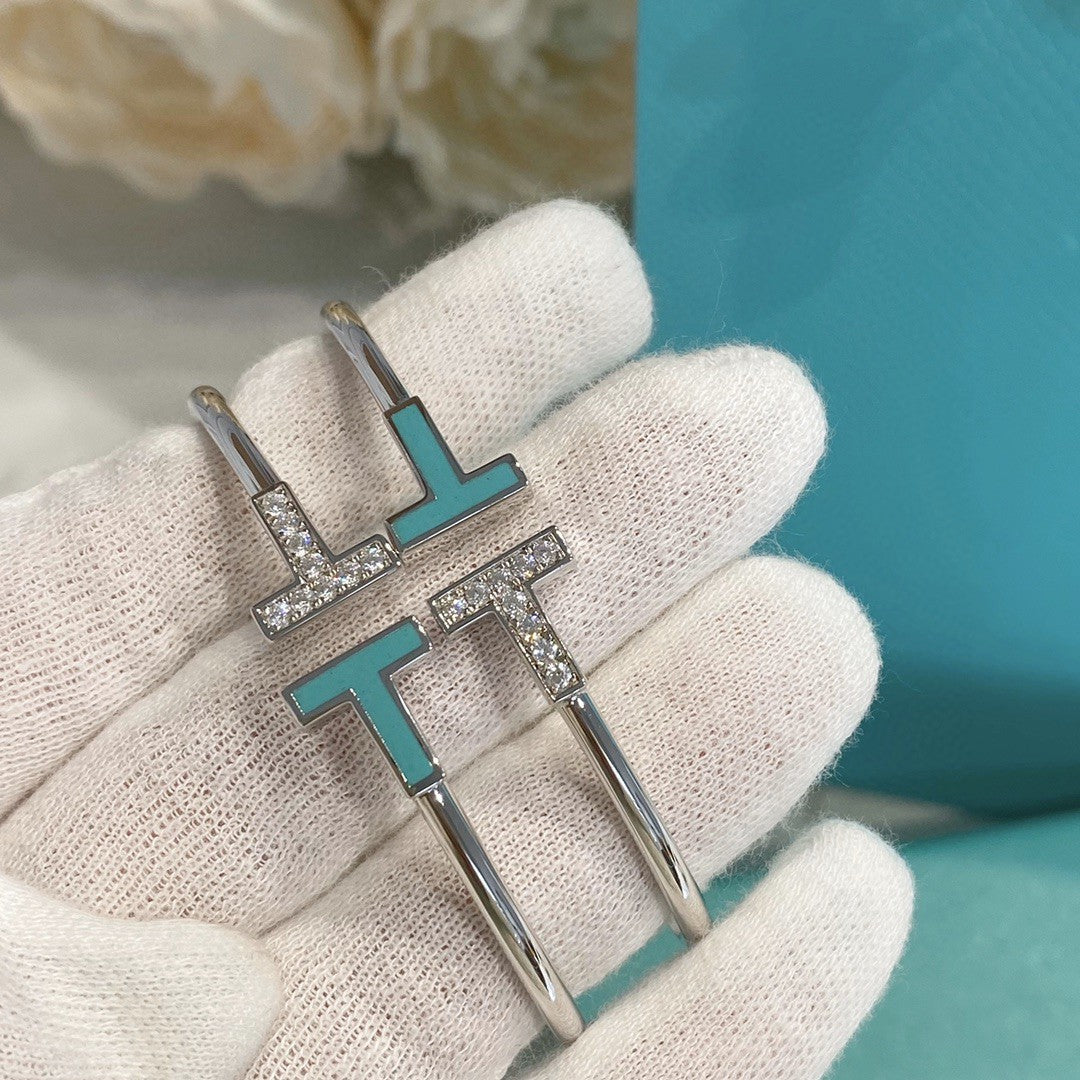 [Lumi Jewelry]T BRACELET 1.8MM TURQUOISE DIAMOND