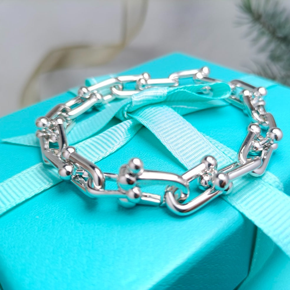 [Lumi Jewelry]HARDWEAR BRACELET PINK GOLD AND SILVER