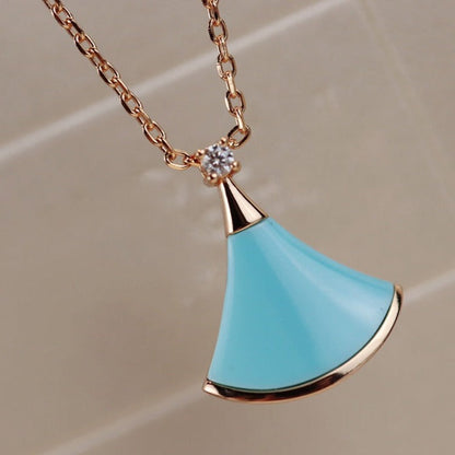 [Lumi Jewels]DREAM NECKLACE TURQUOISE PINK GOLD