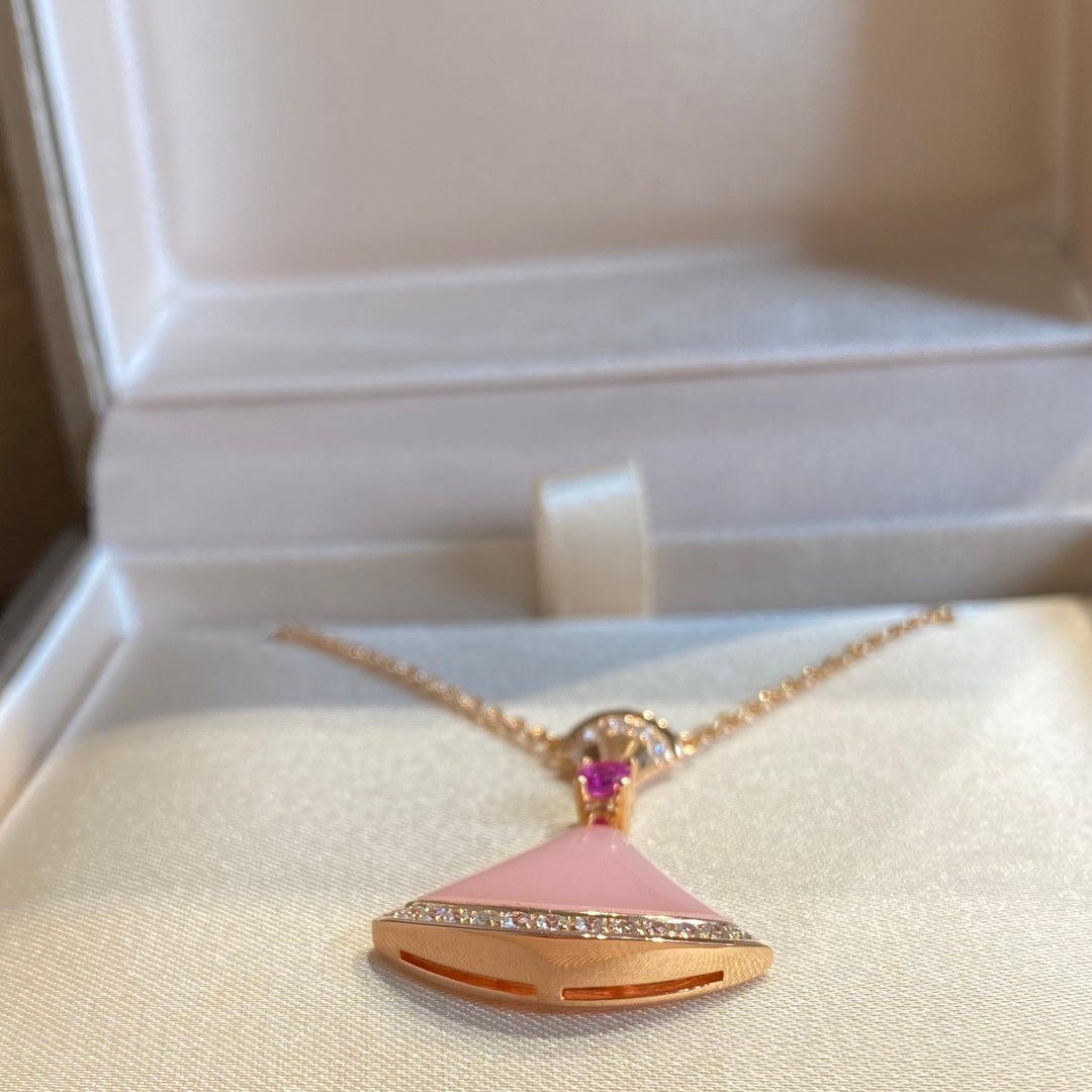 [Lumi Jewels]DREAM NECKLACE PINK OPAL