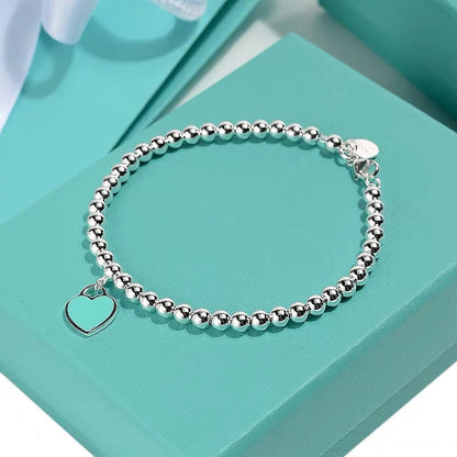 [Lumi Jewelry]MINI HEART BRACELET SILVER